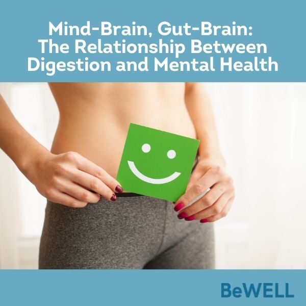 Digestion and mental health blog post promo image.